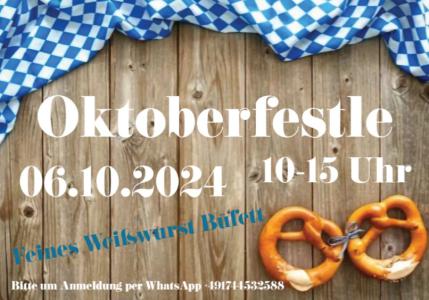 Herzliche Einladung zum Oktoberfestle 2024